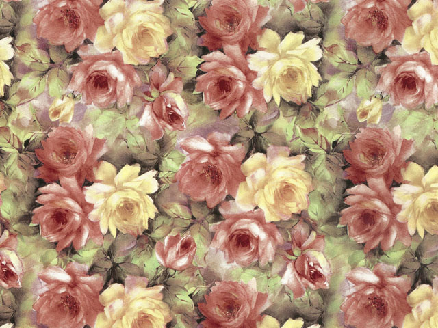 Chintz ローズ 背景あり1
